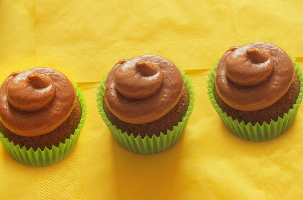 Gosenica iz cupcake tortic