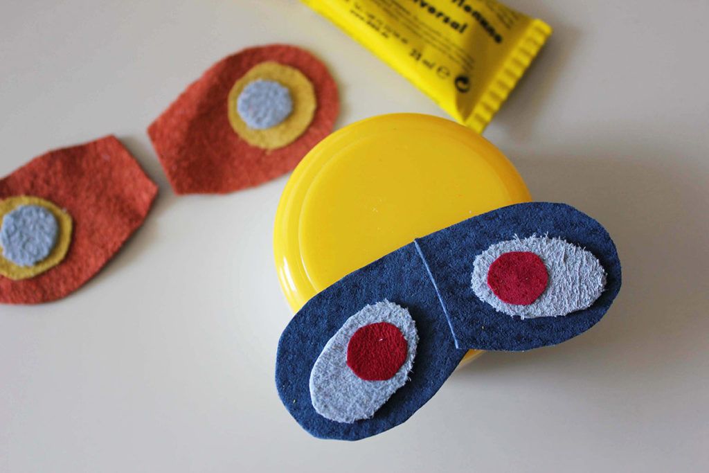 DIY: Pisan metuljček – škatlica za sponke