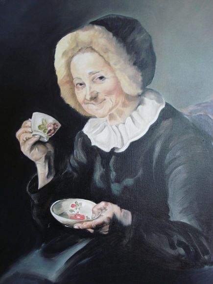 Urška Kocmur Gorjanc: Nariše vse, kar je mogoče spraviti na platno ali papir