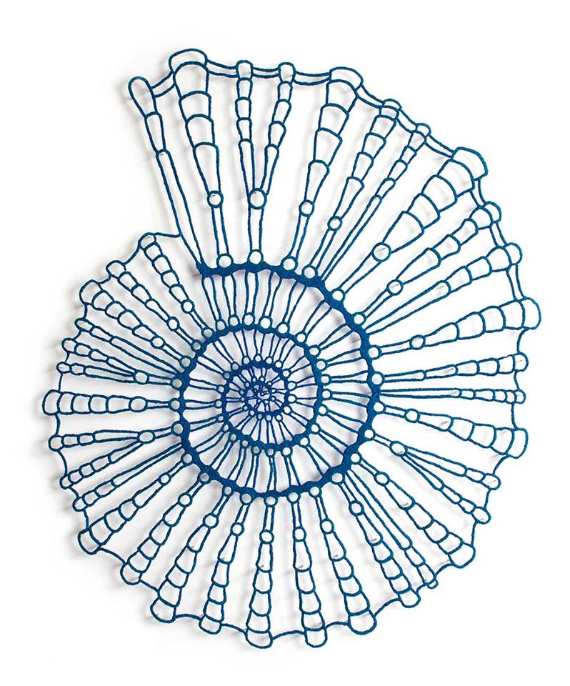 Niti ujete v oblike iz narave