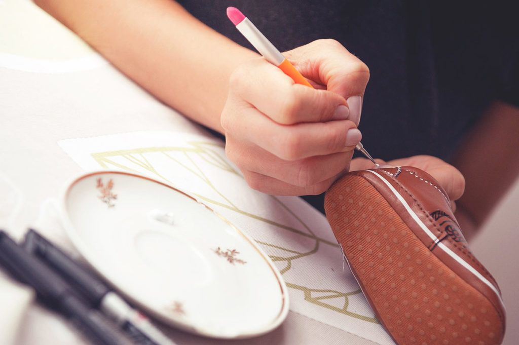 Otroški čeveljčki z unikatno podobo