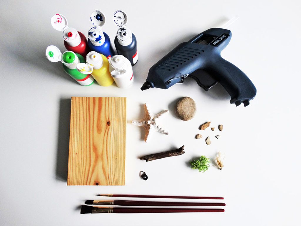 DIY: Morska obešanka – potrebščine